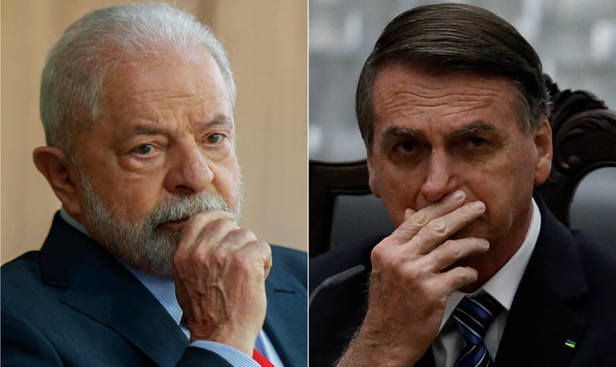 O presidente Lula e seu antecessor, Jair Bolsonaro