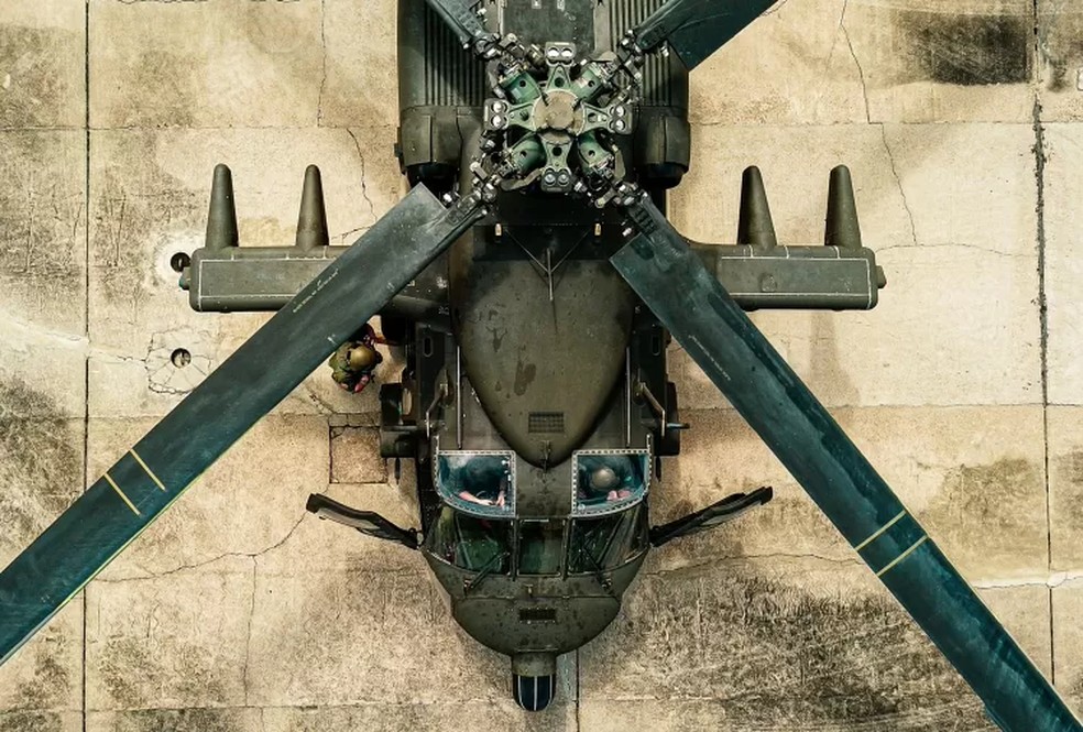 Helicóptero UH-60 Black Hawk do Exército Brasileiro — Foto: Exército Brasileiro