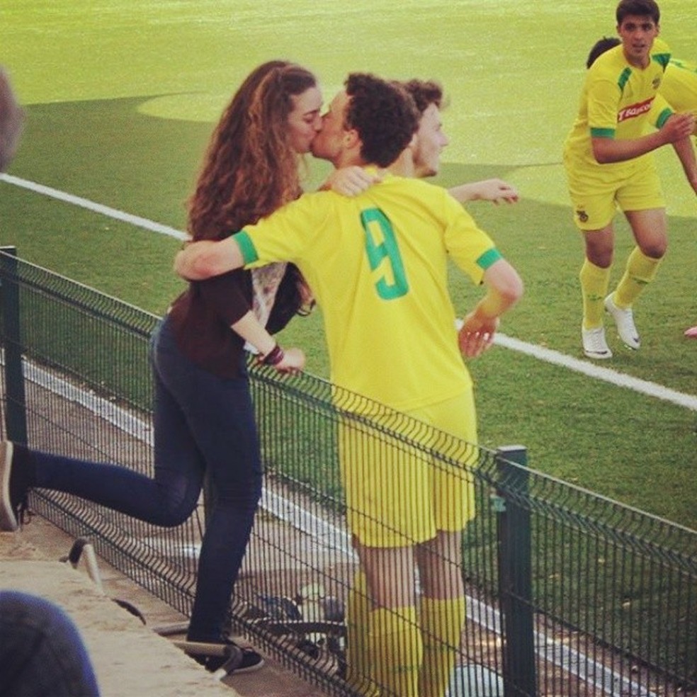 Diogo Jota com a mulher, Rute Cardoso