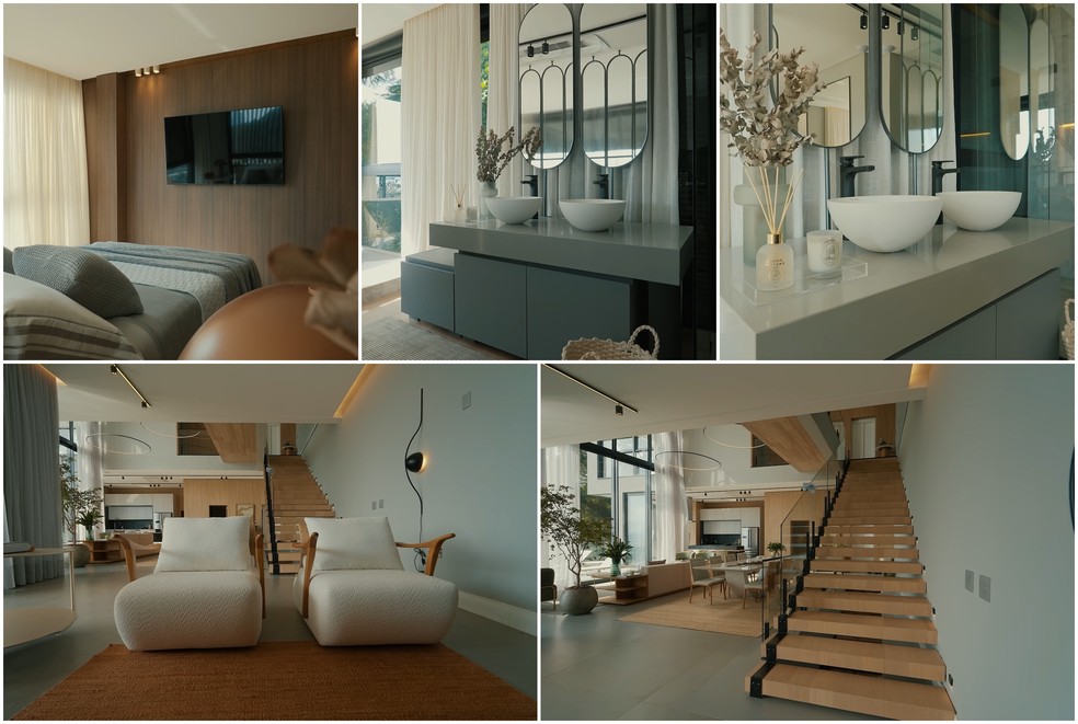 Casa triplex de luxo com mais de mil m² à venda em Balneário Camboriú por R$ 28 milhões — Foto: Divulgação
