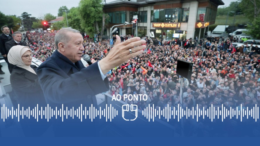 Presidente da Turquia, Recep Tayyip Erdogan, faz discurso em Istambul