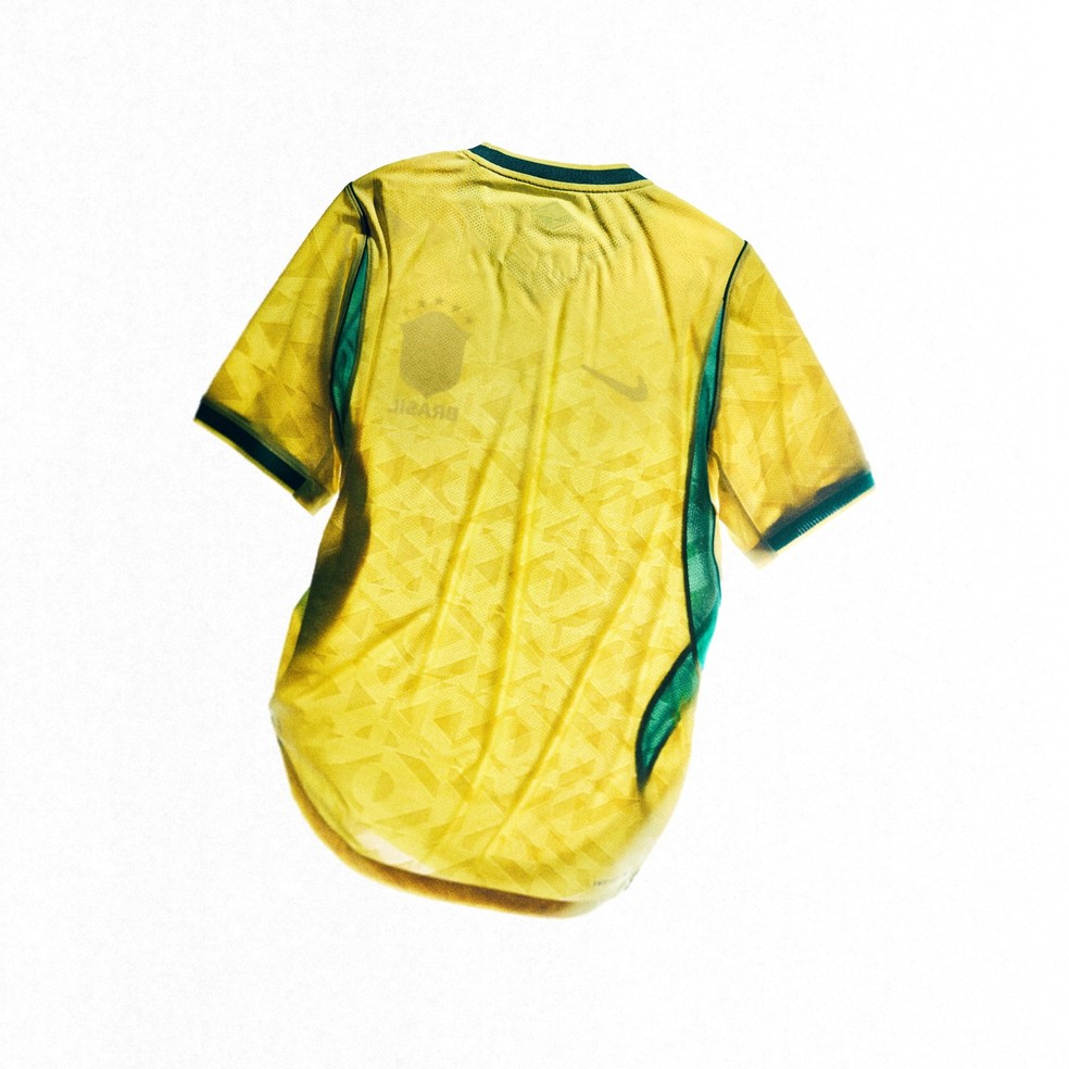 Nova camisa número 1 da seleção brasileira — Foto: Divulgação / Nike