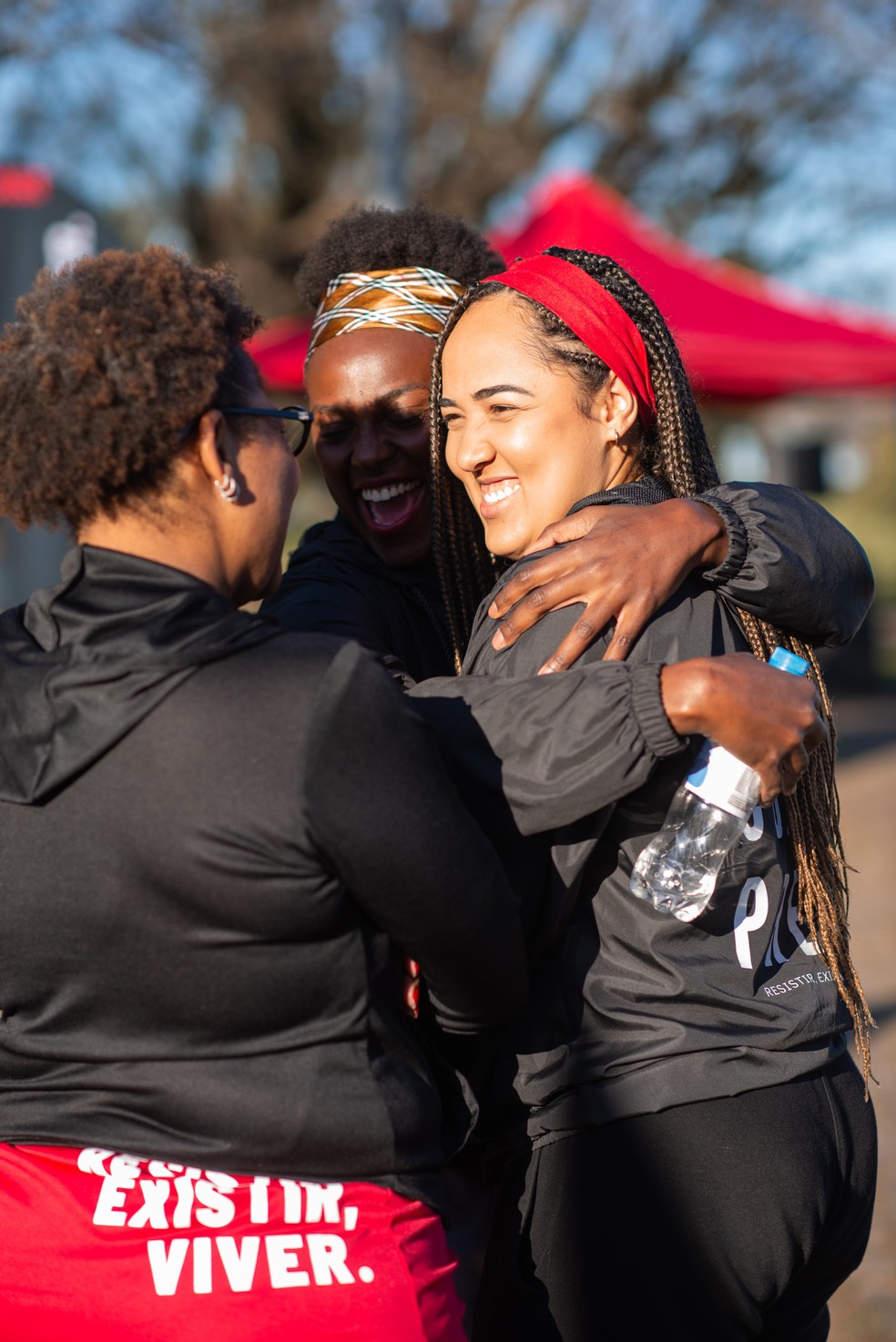 Nicole Mengue: uma das fundadoras do Corre Preto — Foto: Divulgação Olympikus