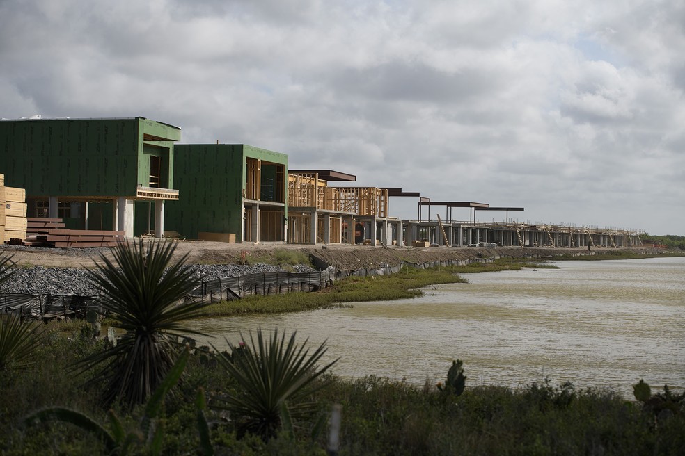 O condado de Boca Chica, onde está a sede da SpaceX no Texas — Foto: Mark Felix / Bloomberg