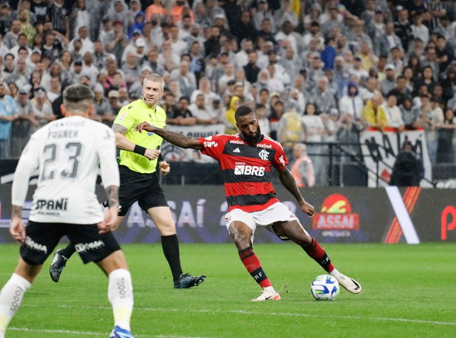 Gerson fez o gol do Flamengo