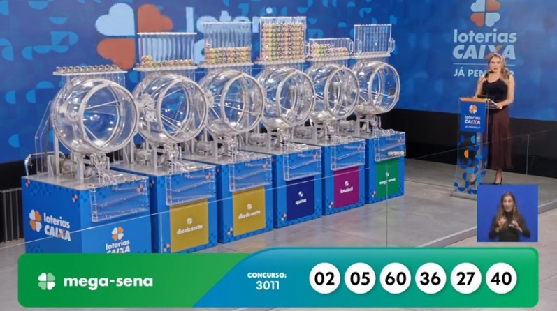 Mega-Sena: ninguém acerta as seis dezenas, e prêmio acumula em R$ 6 milhões; veja números sorteados