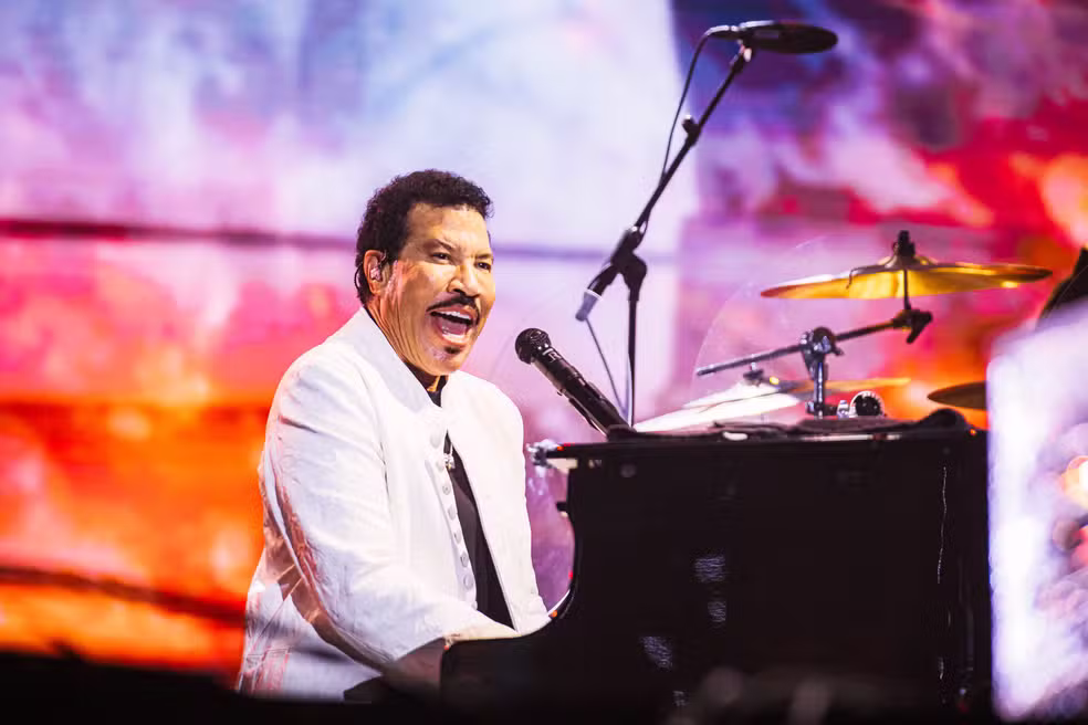 Lionel Richie no The Town — Foto: Divulgação The Town
