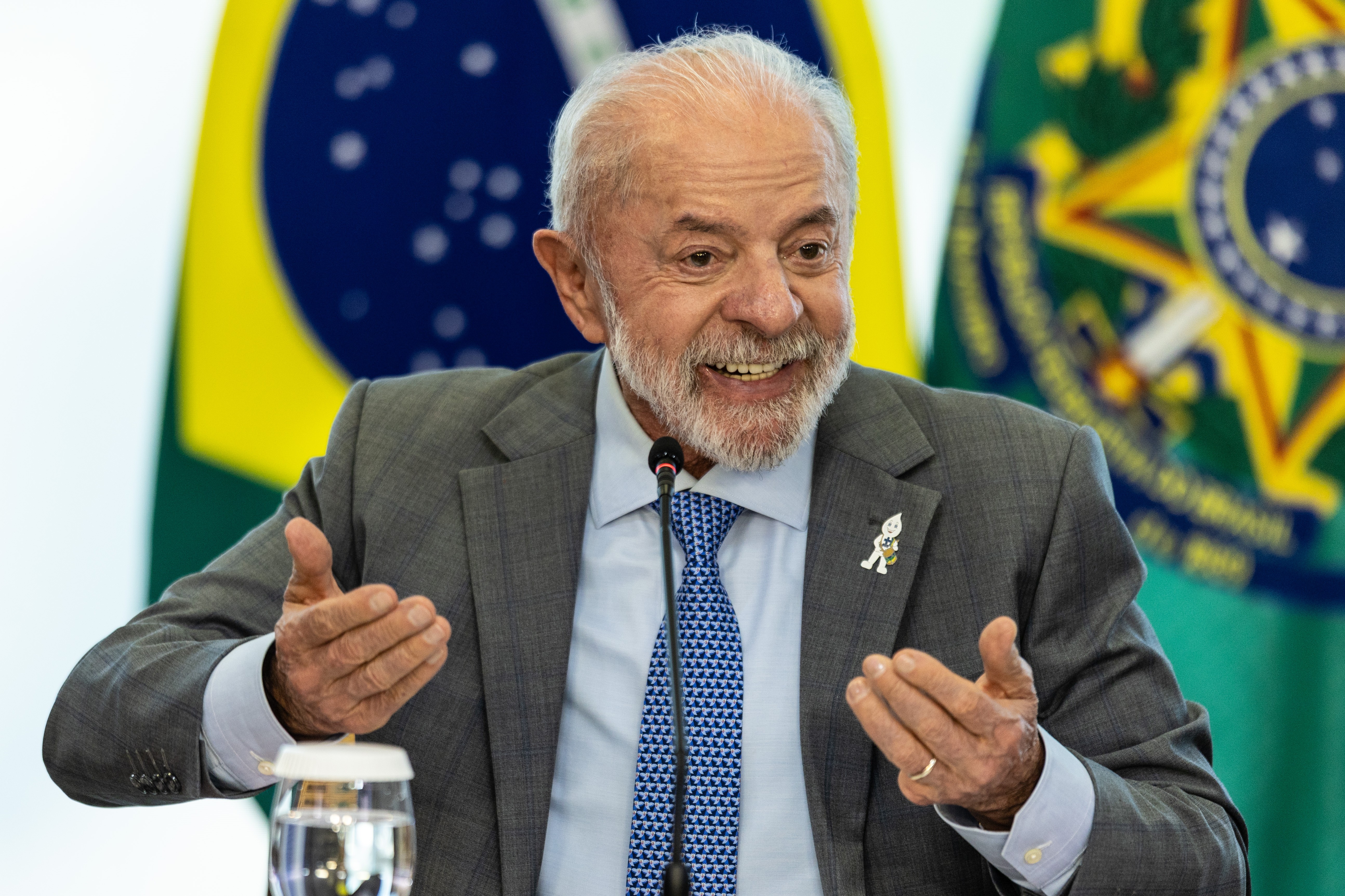 Presidente Lula durante entrevista no programa Sem Censura da TV Brasil