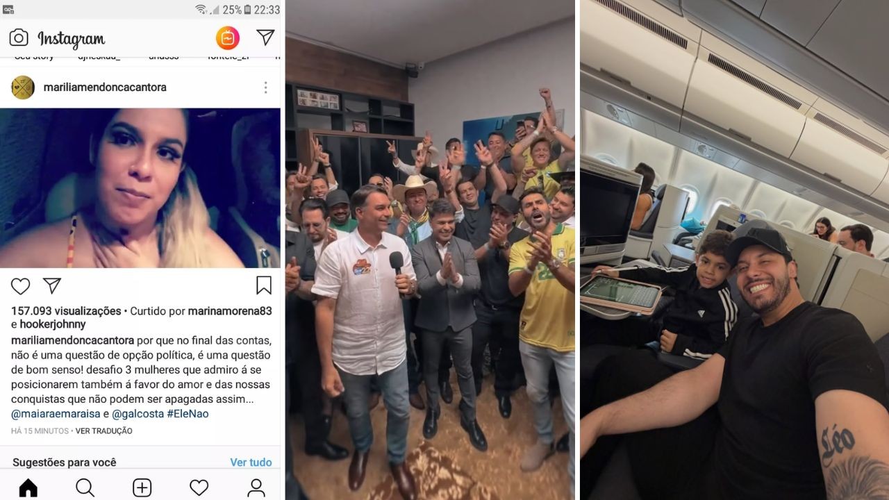 Murilo Huff é criticado após apoiar Flávio e internautas resgatam vídeo ...