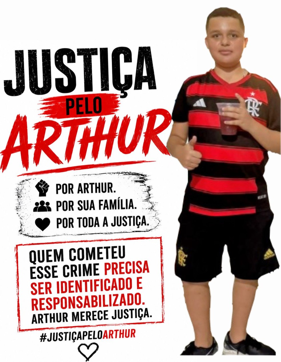 Arthur está internado em estado grave — Foto: Reprodução