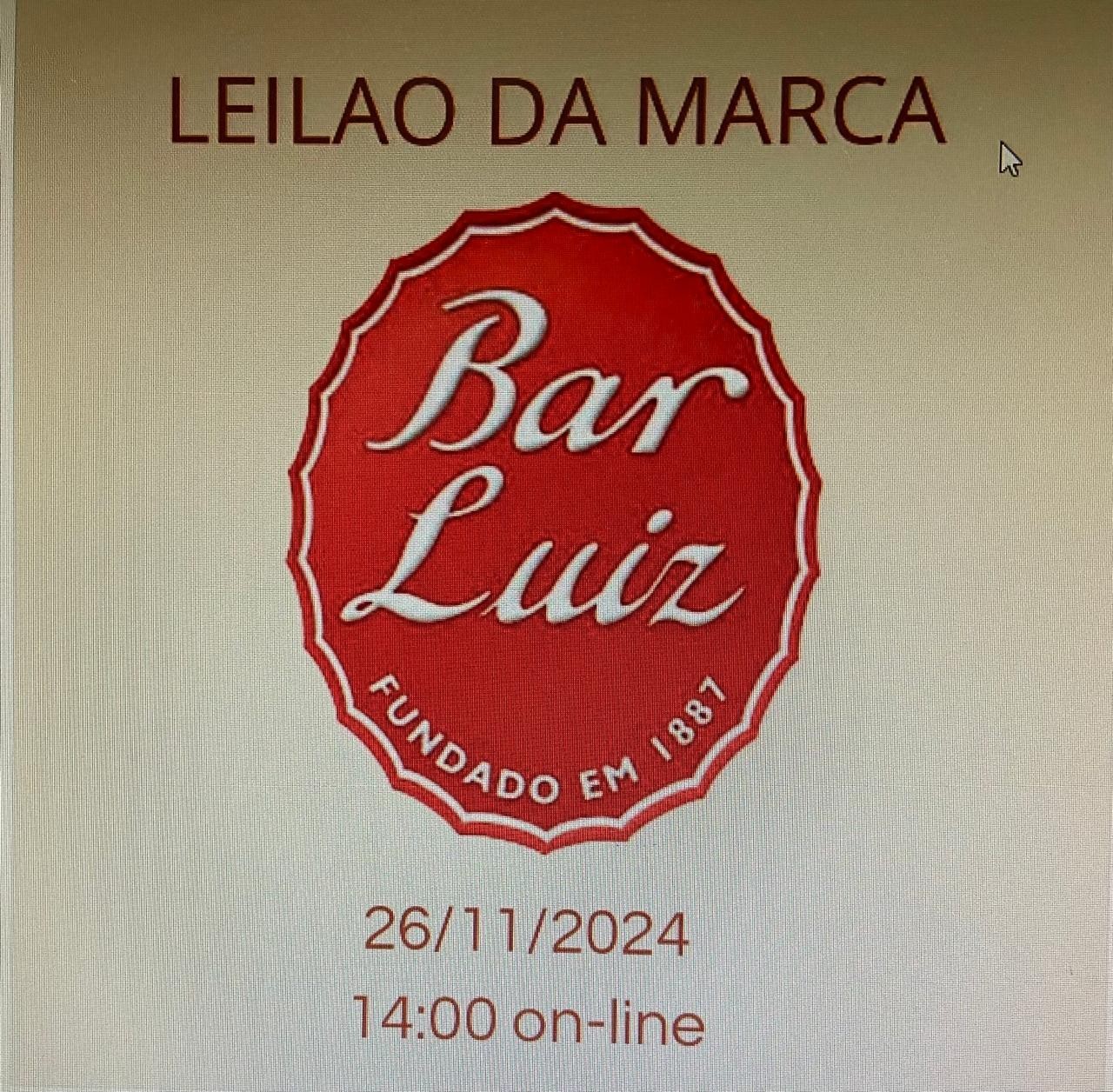 Patrimônio Carioca: marca do Bar Luiz vai a leilão