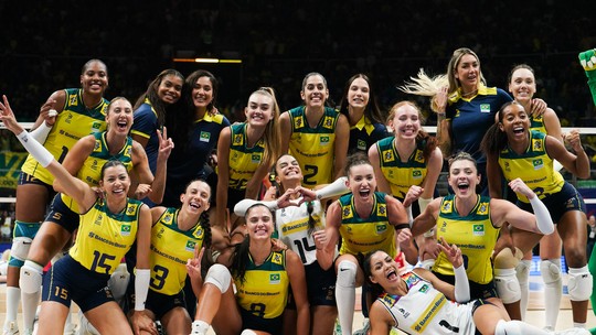 Brasil assume liderança da Liga das Nações feminina com vitória sobre Sérvia