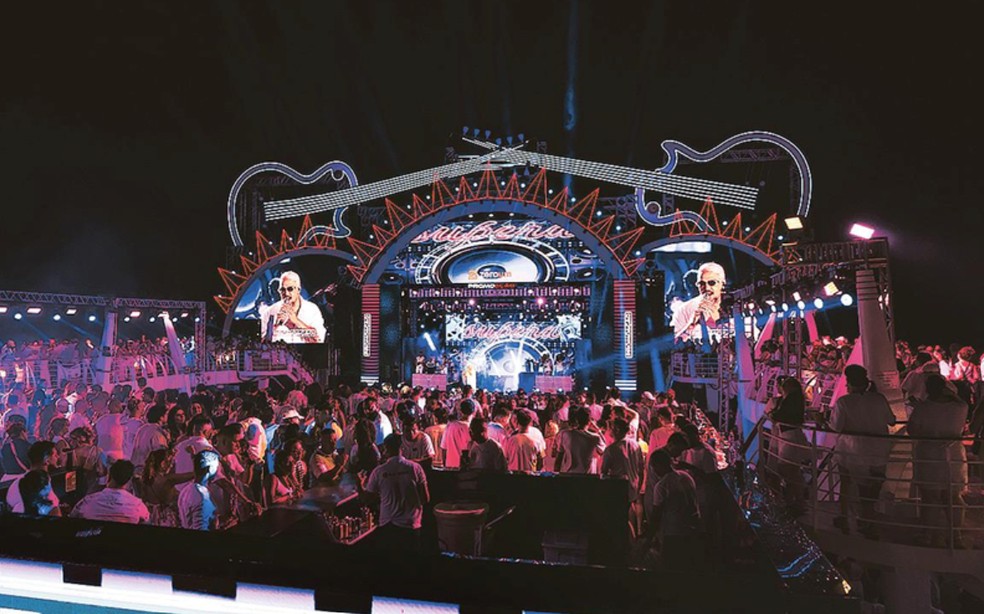 Show de Belo no cruzeiro 'Belo em alto-mar' — Foto: Divulgação/Vitor Batista