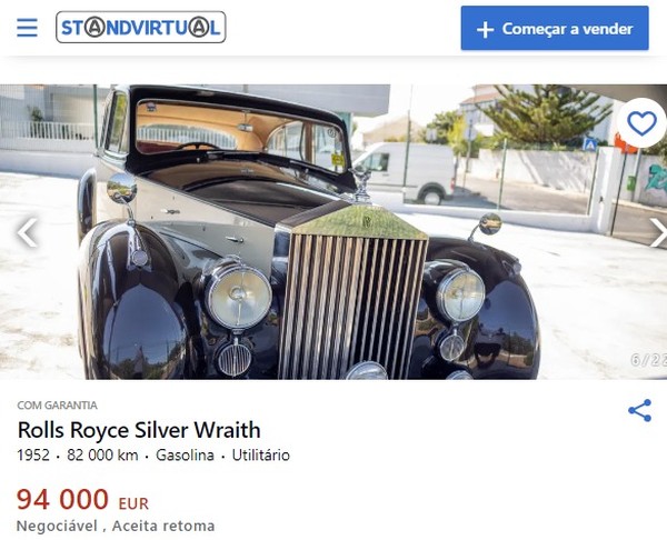 Rolls-Royce em inusitada versão dragster está à venda - Jornal do Carro -  Estadão