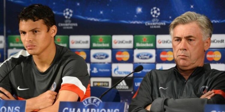 Carlo Ancelotti confirma Thiago Silva nos planos para a Copa: ‘Está jogando muito bem’