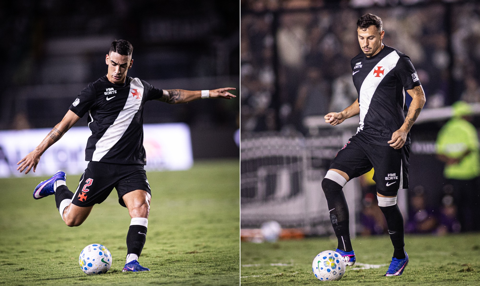 Após gols importantes, Puma e Hugo Moura voltam ao time titular do Vasco contra o Athletico