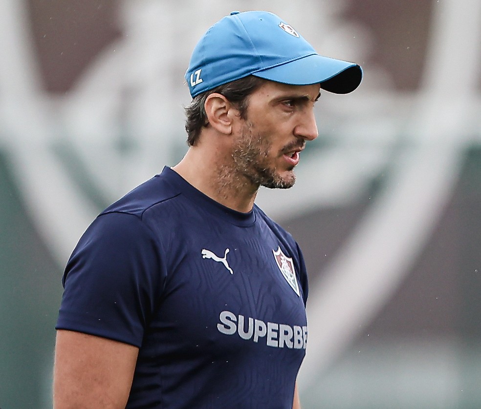 Luis Zubeldía, técnico do Fluminense — Foto: Lucas Merçon / Fluminense
