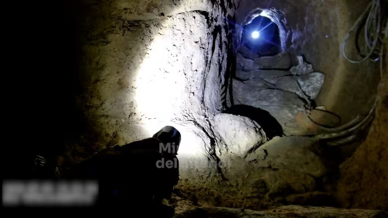 Vídeo: veja como é por dentro o túnel subterrâneo que seria usado por brasileiros e paraguaios para assaltar banco no Uruguai