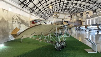 Demoiselle, outra criação de Santos Dumont, voou pela primeira vez em 16 de novembro de  1907 — Foto: Fábio Rossi