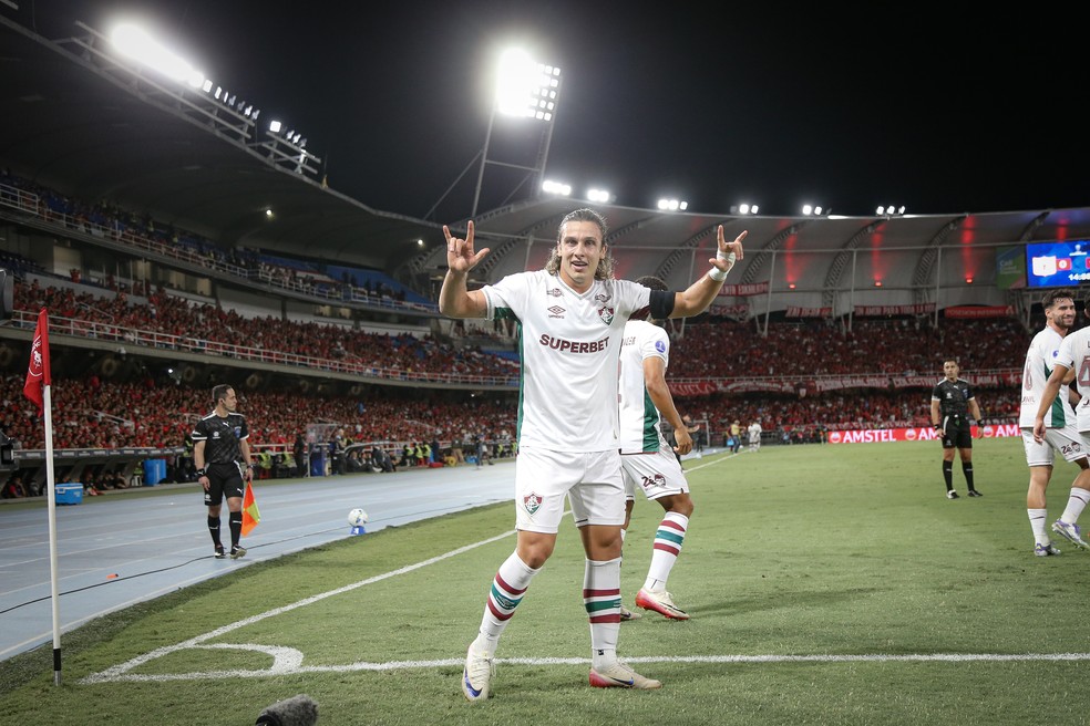 Canobbio fez o segundo gol do Fluminense — Foto: MARCELO GONÇALVES / FLUMINENSE F.C.