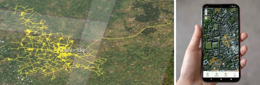 Solução via satélite da Asterra — Foto: Reprodução