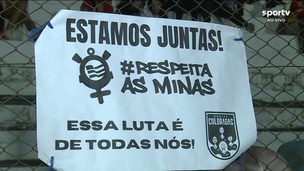 Em dia de estreia de Cuca, jogadoras do Corinthians publicam mensagem de  apoio ao movimento 'Respeita as Minas' em suas redes sociais