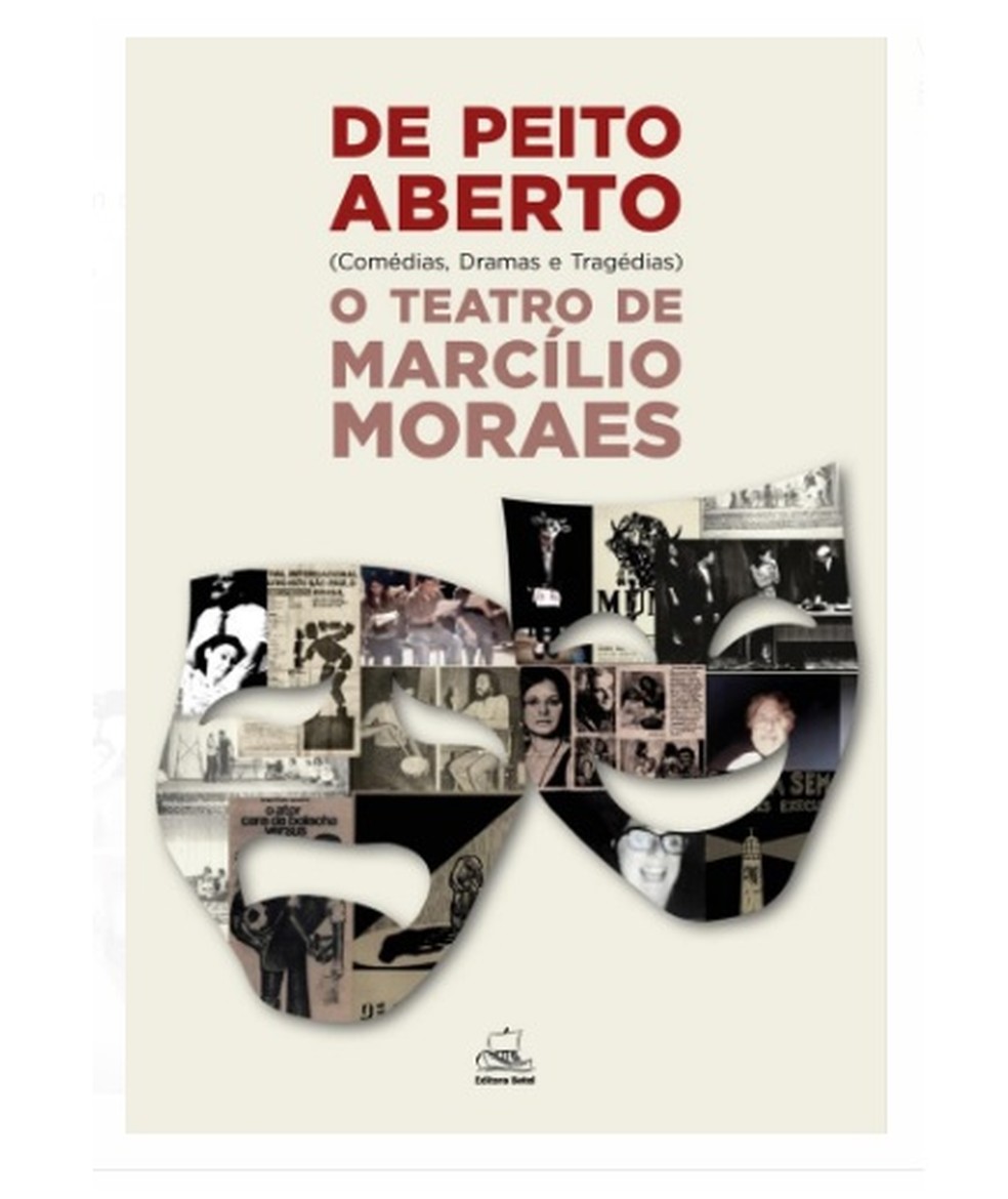 Livro 'De peito aberto', de Marcílio de Moraes — Foto: Arquivo pessoal