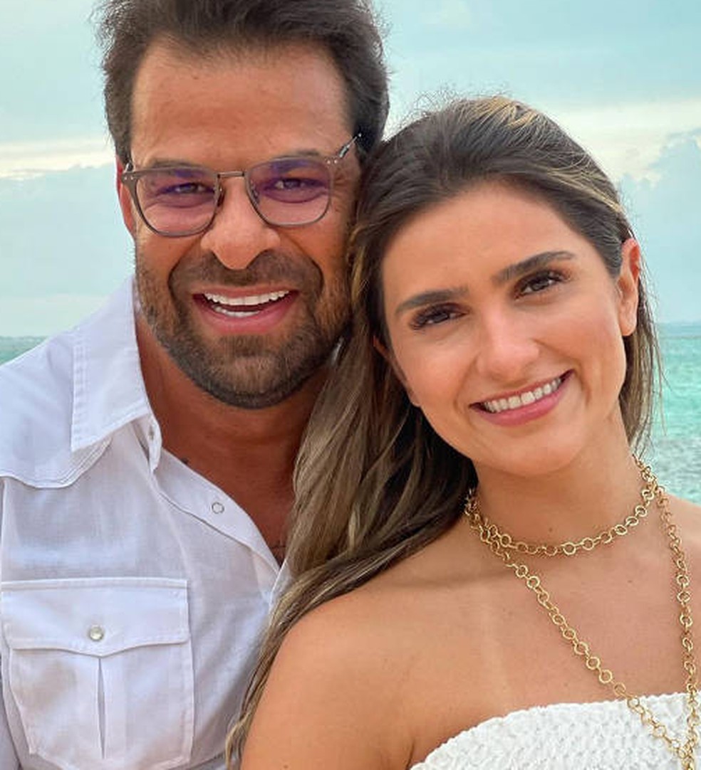 O empresário e pastor evangélico Fabiano Zettel, e sua esposa, Natália Vorcaro Zettel — Foto: Reprodução/Instagram