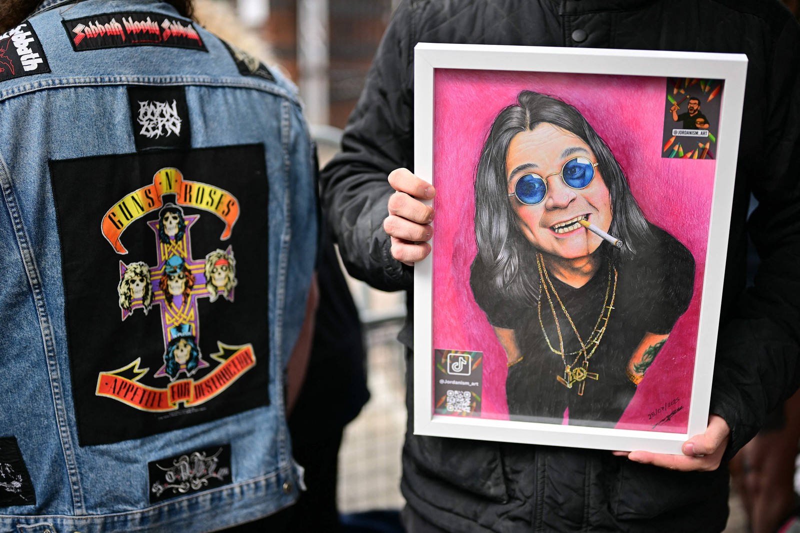 FãsSeDespeDem de Ozzy Osbourne Em Birmingham - Foto: AFP