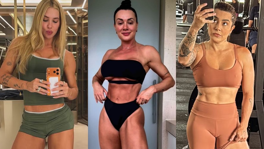 Virgínia Fonseca, Juju Salimeni e Lauana Prado ostentam coxas definidas nas redes