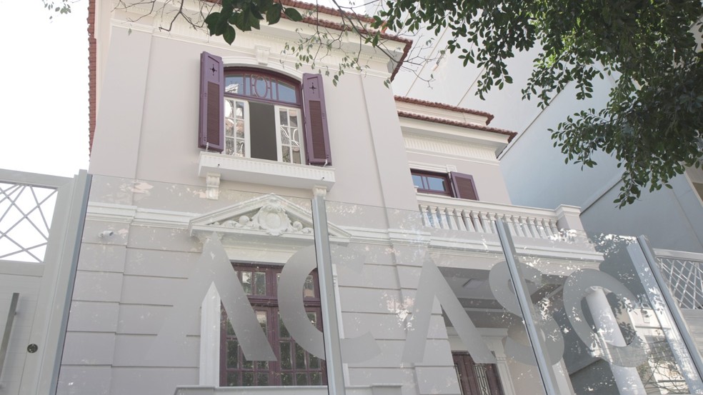 A fachada da Acaso Cultural, em Botafogo — Foto: Divulgação