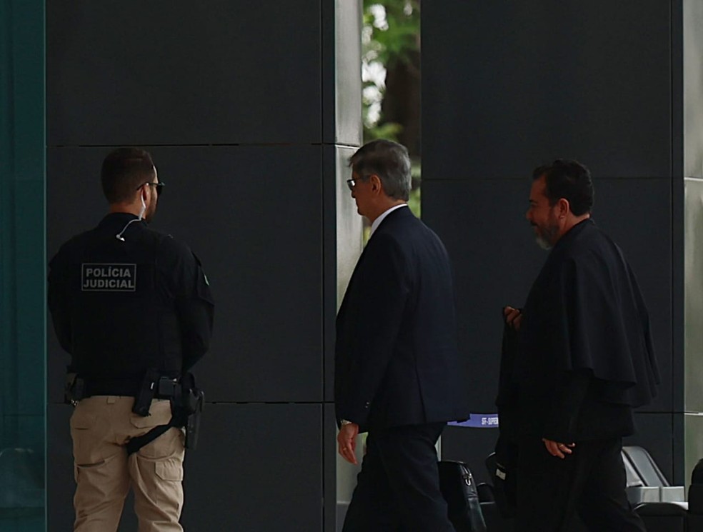 O procurador-geral da República, Paulo Gonet, volta ao STF para a retomada do julgamento — Foto: Cristiano Mariz