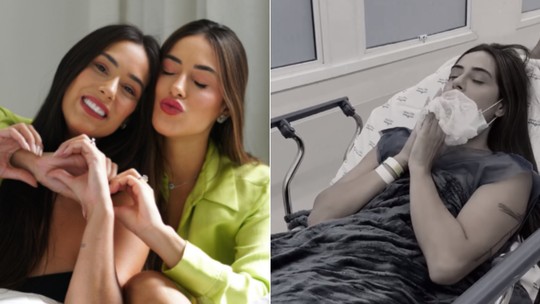 Ex-BBB Deniziane e irmã gêmea passam por cirurgia plástica ao mesmo tempo e fazem 'diário' da recuperação