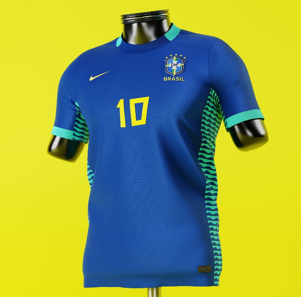 Camisa seleção brasileira azul 2023 – Patriano