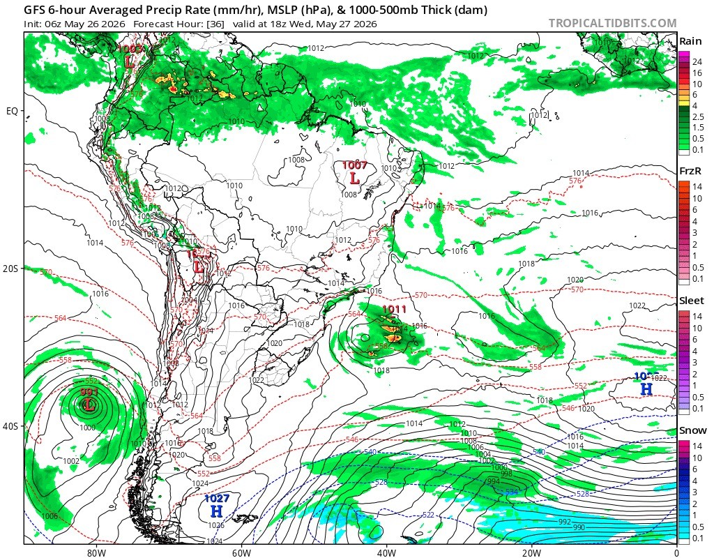 Prepare os guarda-chuvas: Frente fria leva tempo ruim para Rio e SP, e massa de ar polar vai 