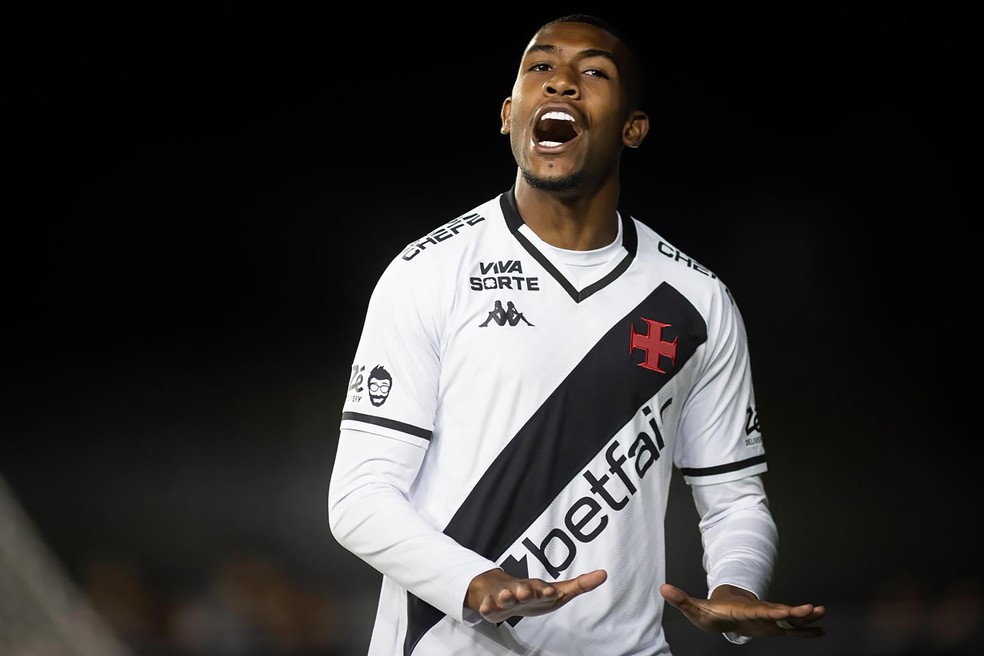 Rayan abriu o placar da vitória do Vasco sobre o Cruzeiro — Foto: Matheus Lima / Vasco