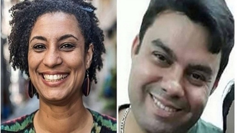 Marielle Franco e seu motorista, Anderson Gomes — Foto: Reprodução