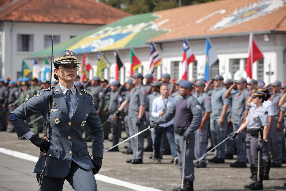 A coronel Glauce Anselmo Cavalli, que assume o comando-geral da PM de São Paulo — Foto: Divulgação/SSP