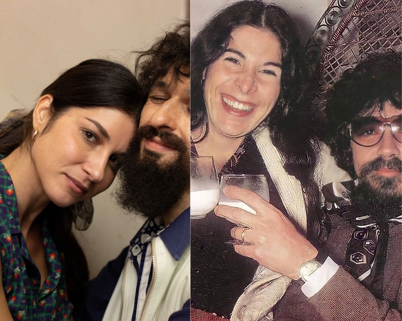 Chandelly Braz dá vida a Kika Seixas, que foi casada com o artista entre 1979 e 1984 — Foto: Ariela Bueno e Reprodução/Instagram