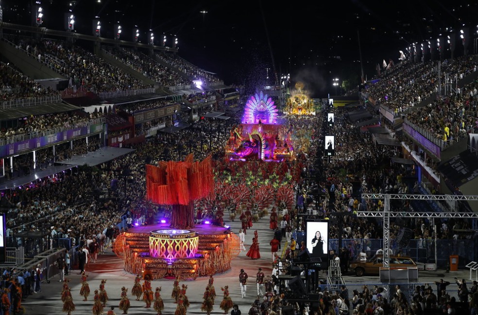Estandarte de Ouro 2026: Unidos de Padre Miguel levou prêmio de melhor escola da Série Ouro — Foto: João Salles/Riotur