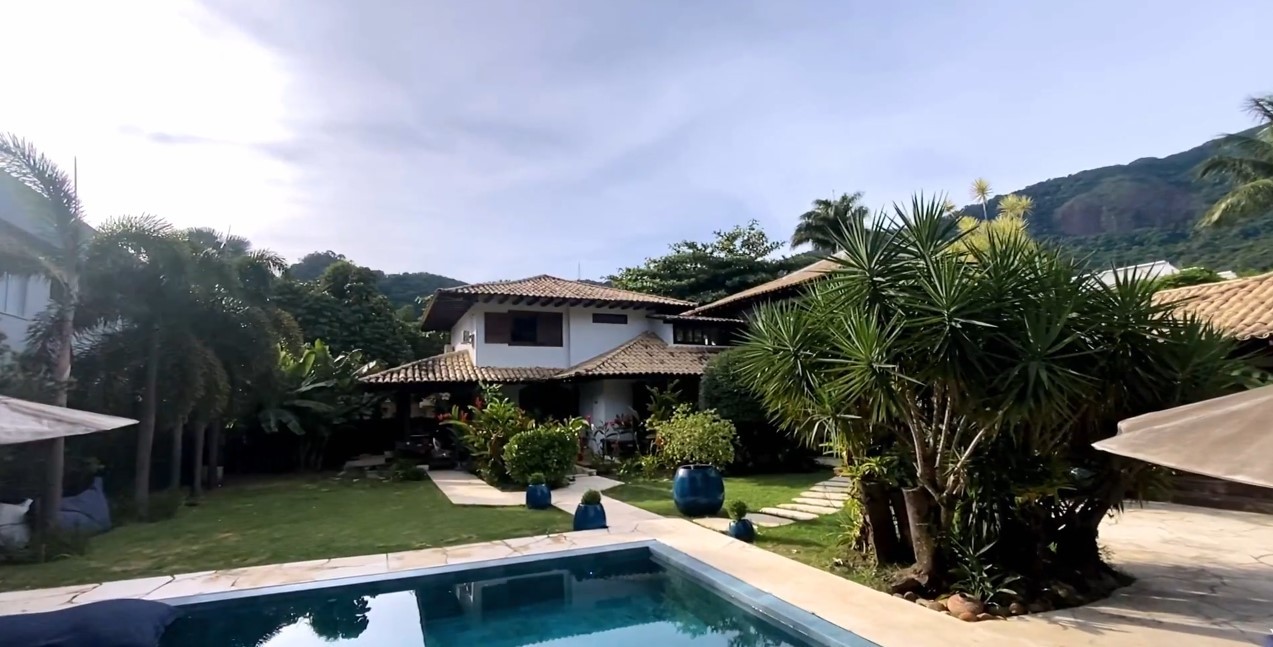 A casa de Aline Campos, no Itanhangá — Foto: Reprodução/YouTube/Rope Engenharia