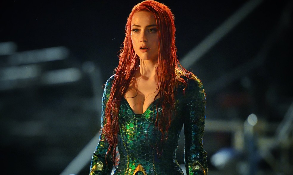 Amber Heard revela que terá papel reduzido no filme 'Aquaman 2