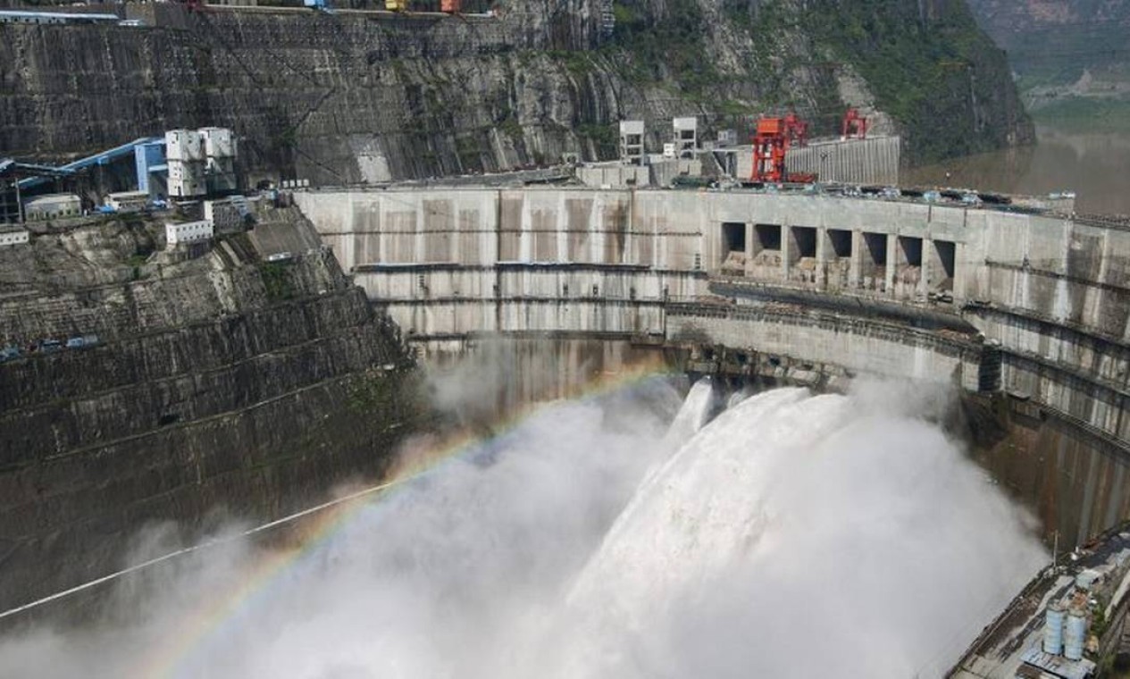 4ª - Situada na província de Sichuan, na China, a usina de Xiluodu tem capacidade de gerar 13.860 MW — Foto: Divulgação