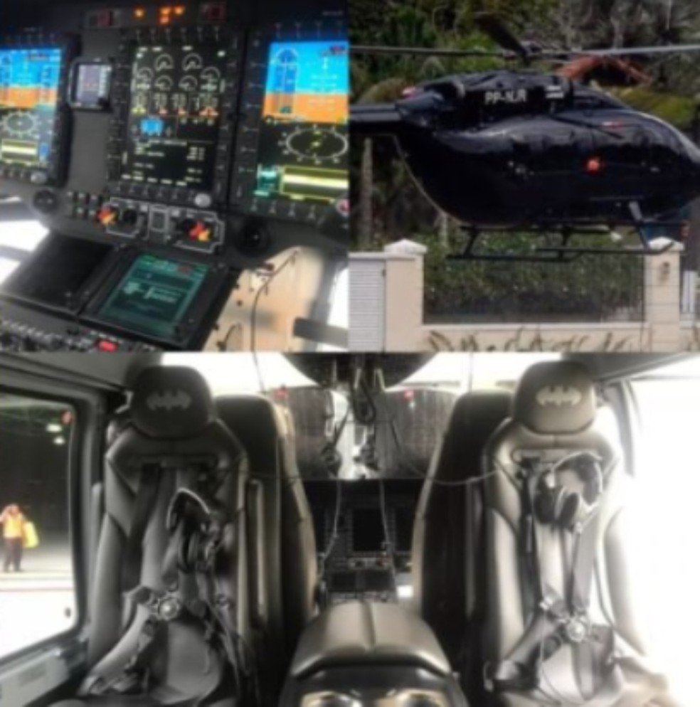 Saiba por que Neymar está impedido de usar helicóptero de R$ 50 milhões e veja foto da aeronave customizada do jogador