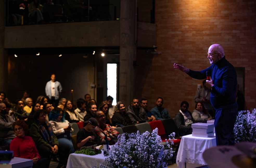 Igreja Betesda, do pastor Ricardo Gondim, viu reduzir o número de fiéis com postura crítica a Bolsonaro — Foto: Edilson Dantas / O Globo