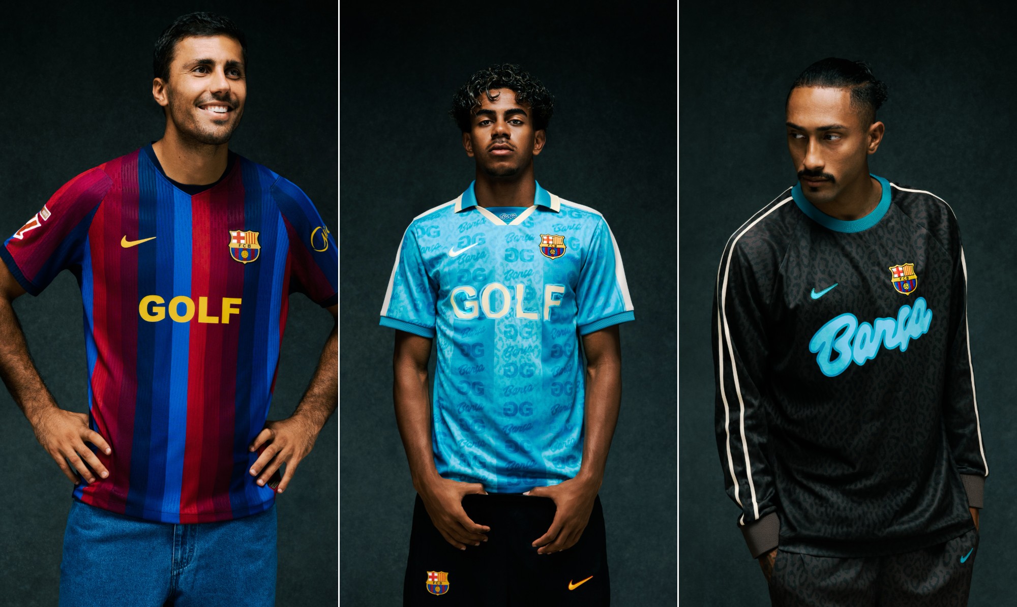 Barcelona lança uniformes especiais em parceria com marca de cantor Tyler; veja modelos