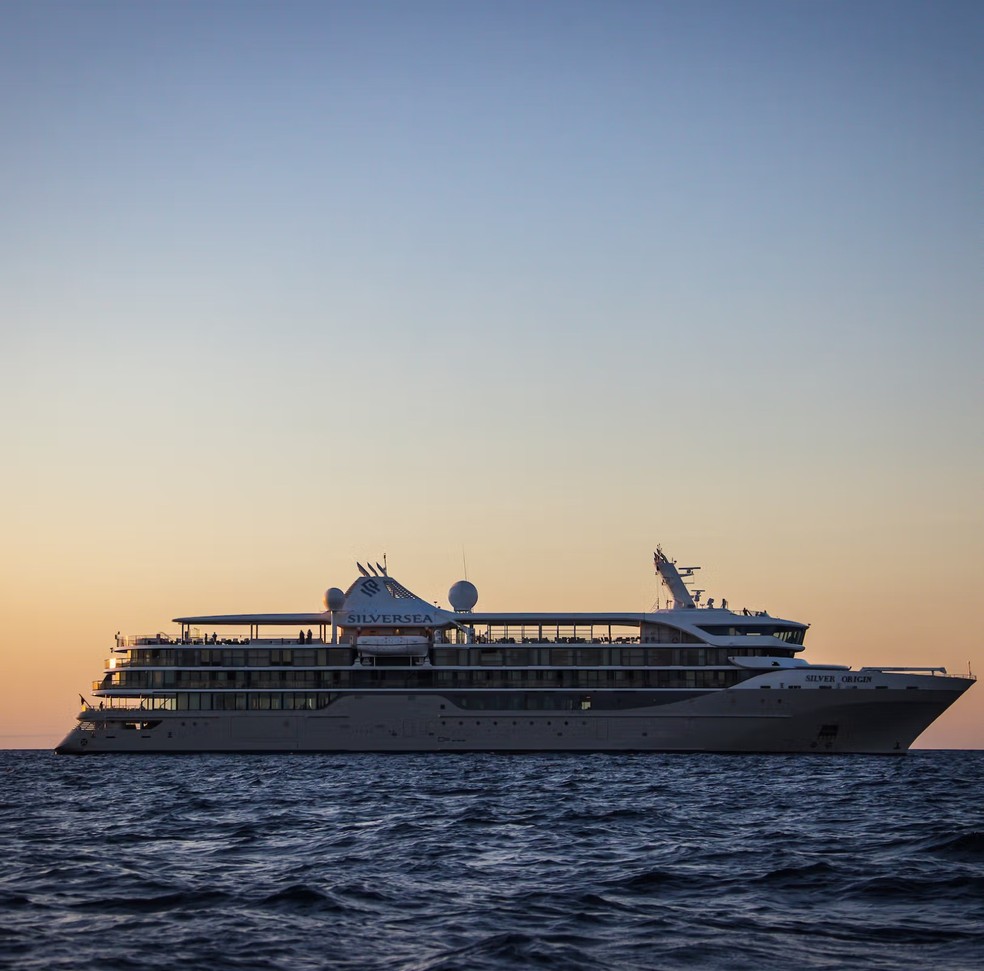 Silver Origin, em Galápagos, no Equador — Foto: Reprodução / Silversea