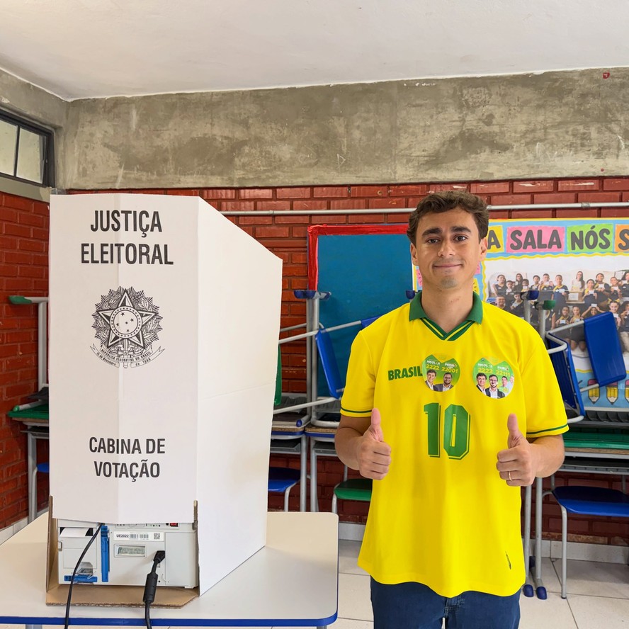 Imagem ilustrativa sobre Nikolas Ferreira se torna o deputado federal mais votado da história nas eleições de 2026