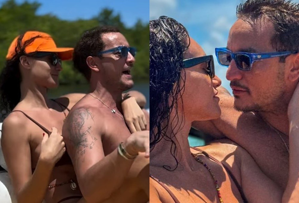 Chegou ao fim o namoro entre Débora Nascimento e Allan Souza Lima — Foto: Reprodução/Redes sociais