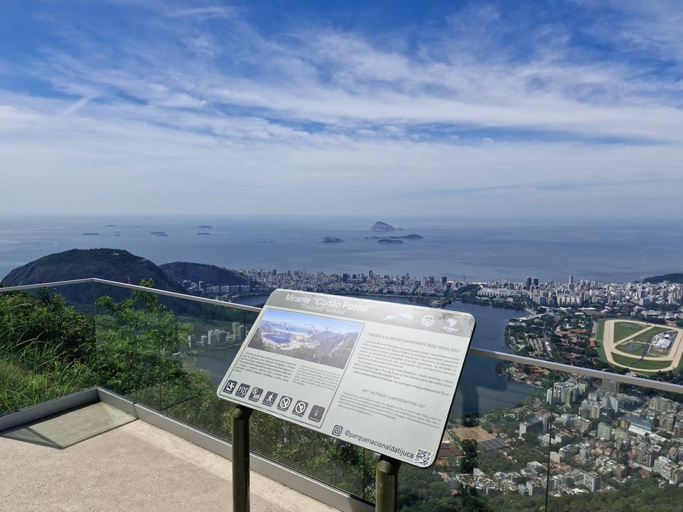 Mirante de vidro, Cartão-Postal inaugurado em dezembro de 2024 — Foto: Reprodução